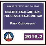 Combo - Direito Penal Militar e Processo Penal Militar para Concursos